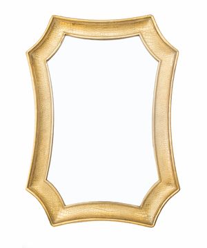 Рама для зеркал и картин, дерево, 30 х 30 х 4 см, «Версаль», цвет бело-золотой