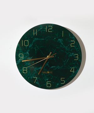 Настенные часы "Green marble"
