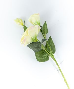 Artificial flowers, platycodon, green