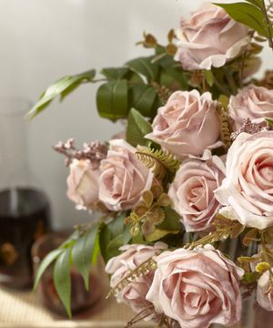 Bouquet of faux roses