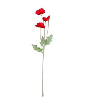 Faux poppy flower